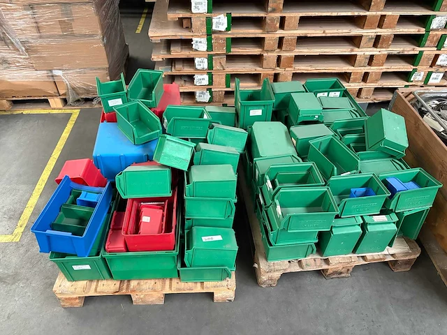 Pallet magazijnbakken (zichtbakken) (2x) - afbeelding 1 van  1