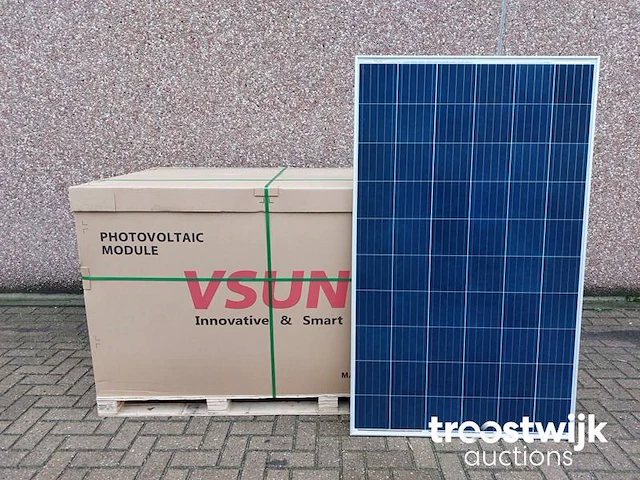 Pallet met 30 vsun 275w-60p zonnepanelen - afbeelding 1 van  5