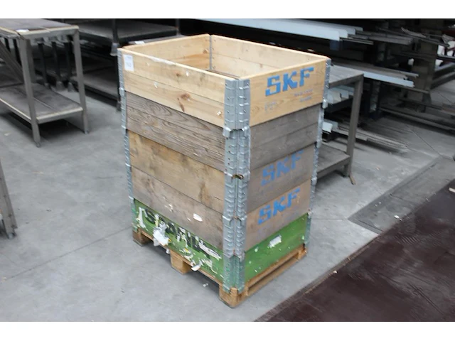 Pallet met 5 opzetranden 80 x 60 cm. - afbeelding 2 van  3
