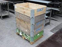 Pallet met 5 opzetranden 80 x 60 cm. - afbeelding 2 van  3