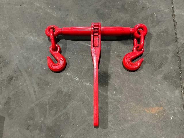 Pallet met 5x ratelspanner en 10x transportketting (2,45 ton) - afbeelding 2 van  4