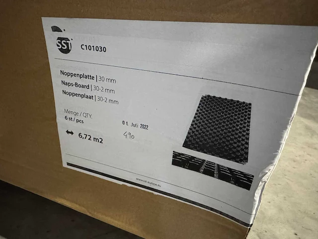 Pallet noppenplaat isolatie - vloerverwarmingset - afbeelding 4 van  5