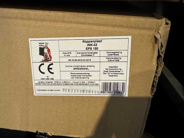 Pallet noppenplaat isolatie - vloerverwarmingset - afbeelding 5 van  5