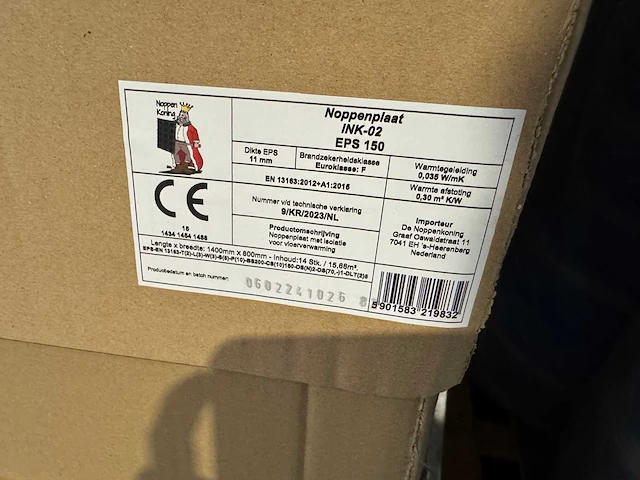 Pallet noppenplaat isolatie - vloerverwarmingset - afbeelding 2 van  3
