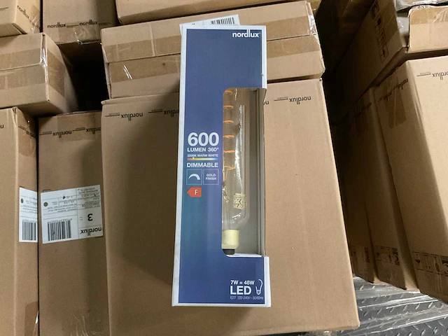 Pallet nordlux deco spiraal lichtbron - goudkleurig - afbeelding 3 van  7