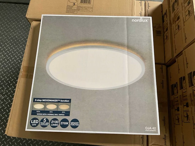 Pallet nordlux oja-42 led 3-step plafondlamp - afbeelding 4 van  5