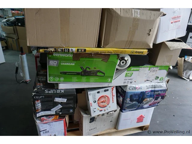 Pallet ongecontroleerde retourgoederen - afbeelding 4 van  5