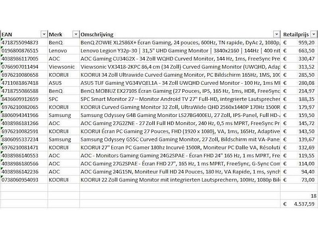Pallet retourgoederen - pc / monitors -18 items - afbeelding 7 van  9