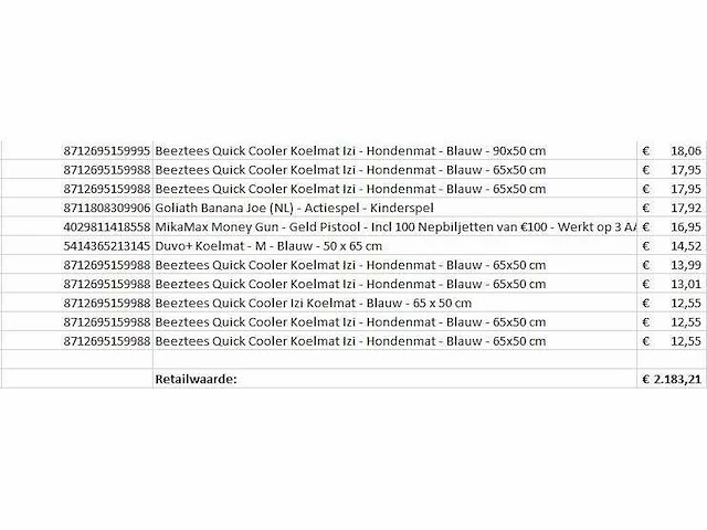 Pallet retourgoederen (2x) - afbeelding 2 van  10