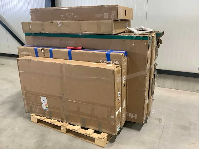 Pallet retourgoederen televisie (4x) - afbeelding 1 van  4