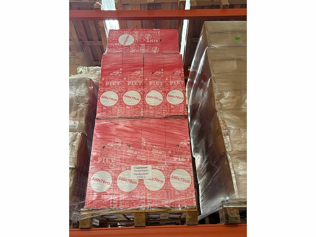 Pallet sinterklaas inpakpapier - afbeelding 1 van  2