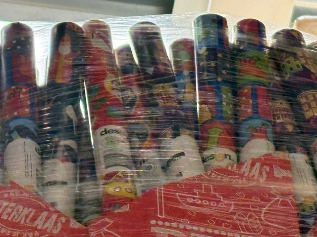 Pallet sinterklaas inpakpapier - afbeelding 2 van  2