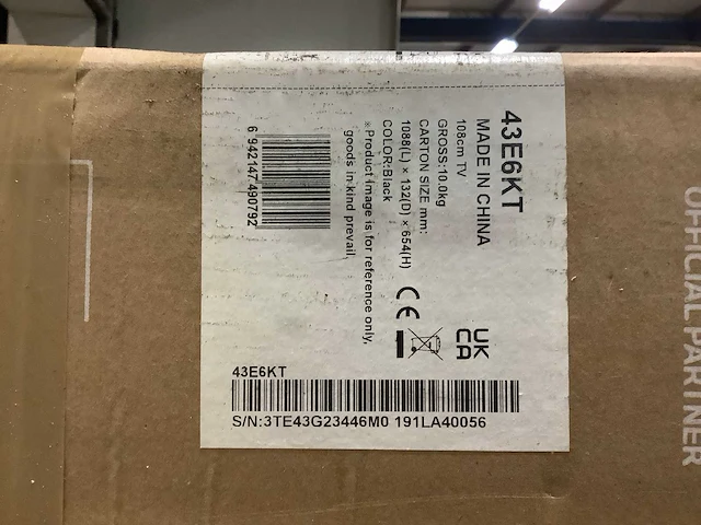 Pallet televisie retourgoederen - 9 items - afbeelding 4 van  9