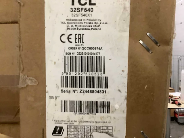 Pallet televisies retourgoederen - 12 items - afbeelding 3 van  6