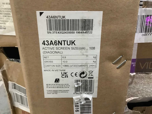 Pallet televisies retourgoederen - 13 items - afbeelding 4 van  7