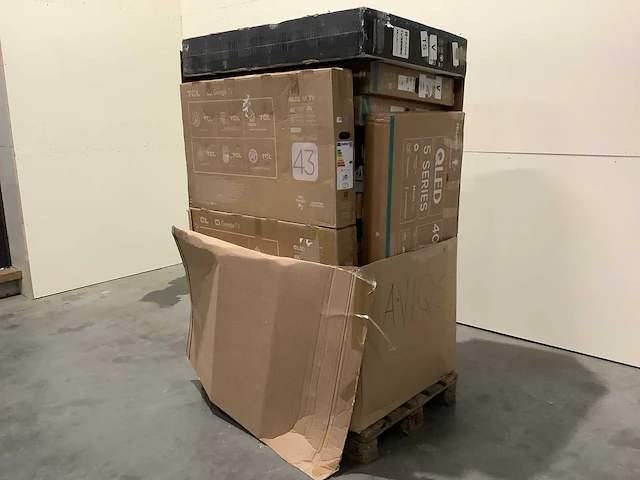 Pallet televisies retourgoederen - 15 items - afbeelding 1 van  7