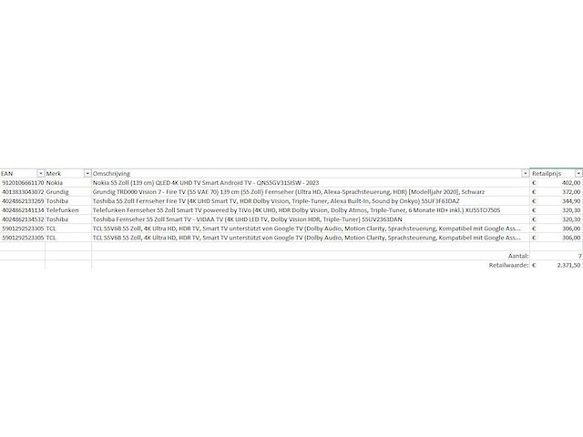 Pallet televisies retourgoederen - 7 items - afbeelding 6 van  8