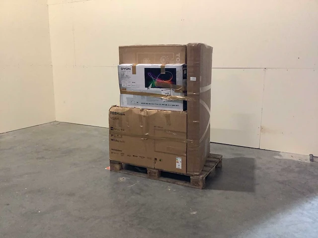 Pallet televisies retourgoederen - 9 items - afbeelding 1 van  6