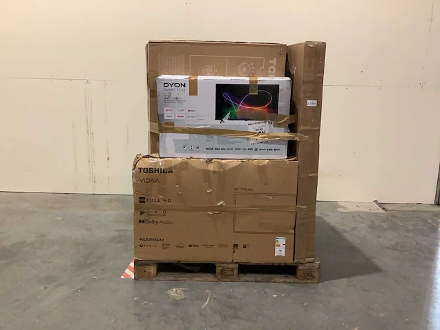 Pallet televisies retourgoederen - 9 items - afbeelding 2 van  6