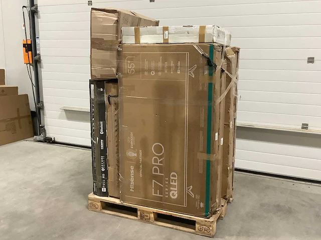 Pallet televisies retourgoederen - 9 items - afbeelding 1 van  6