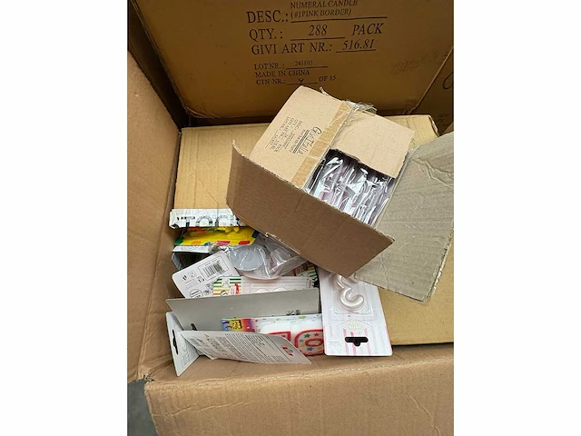 Pallet verjaardagskaarsen - afbeelding 4 van  4