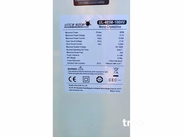 Pallet zonnepanelen - afbeelding 6 van  10