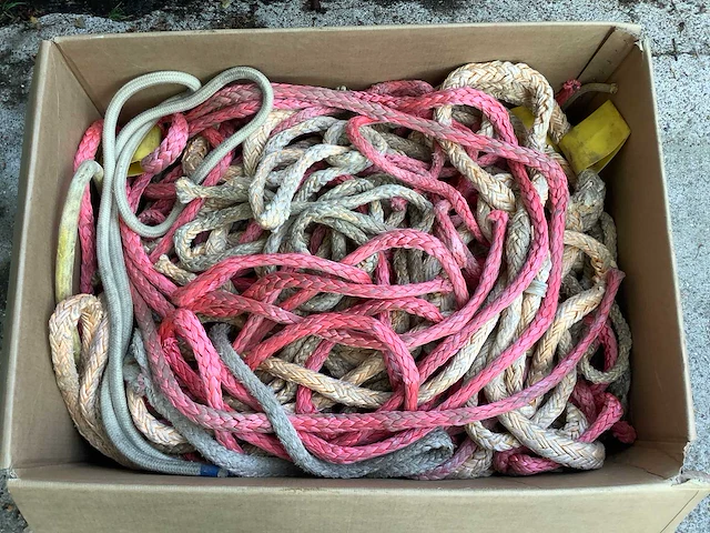 Palletbox diverse dyneema trossen - afbeelding 1 van  4