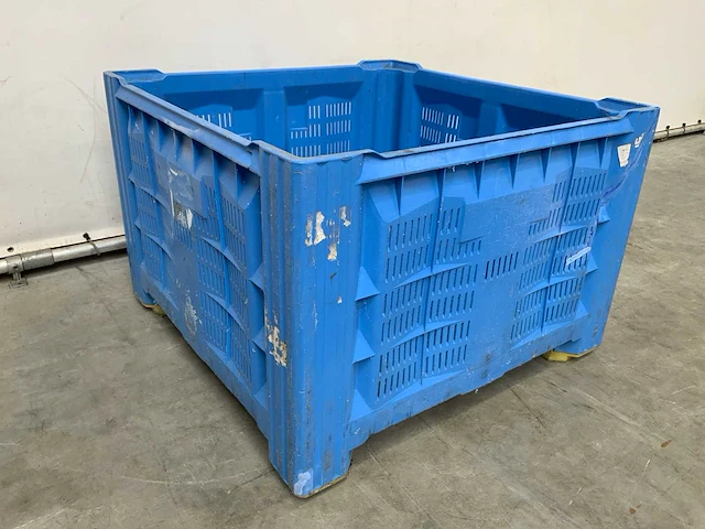 Palletbox geperforeerd 1150x1100x750mm (12x) - afbeelding 1 van  6