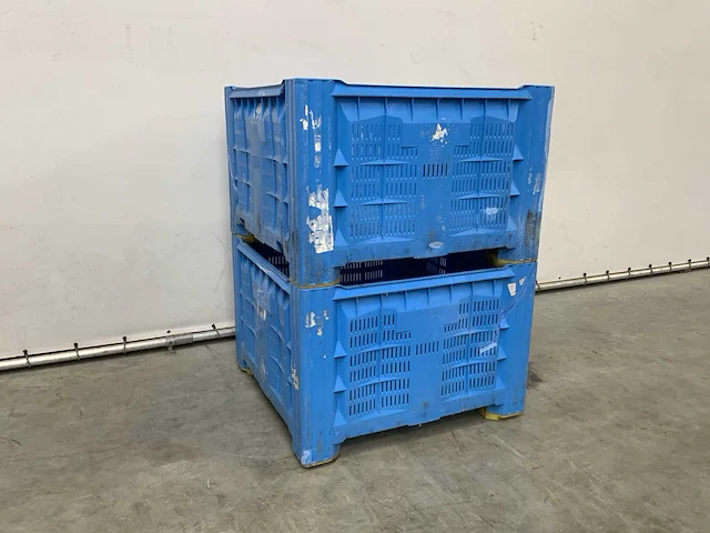 Palletbox geperforeerd 1150x1100x750mm (12x) - afbeelding 2 van  6