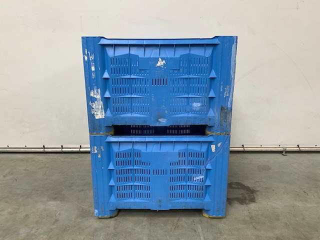 Palletbox geperforeerd 1150x1100x750mm (6x) - afbeelding 3 van  6