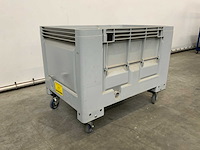 Palletbox op wielen (5x) - afbeelding 1 van  4