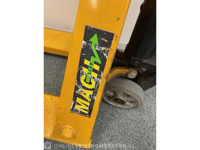 Pallethefwagen mach, geel - afbeelding 2 van  5