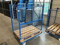 Palletkooi op verrijdbaar onderstel - afbeelding 2 van  2