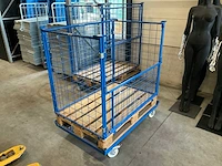 Palletkooi op verrijdbaar onderstel - afbeelding 1 van  2