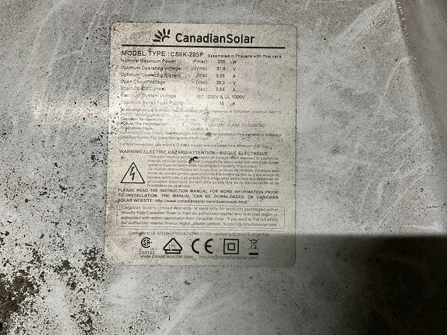 Pallets met zonnepanelen (3x) - afbeelding 9 van  10