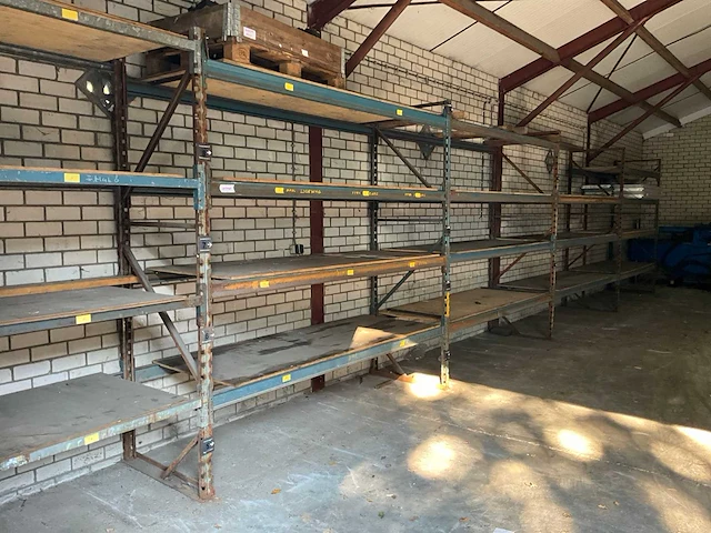 Palletstelling 12,5 meter / 5 secties v.v. legborden - afbeelding 2 van  3
