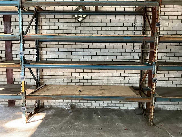 Palletstelling 12,5 meter / 5 secties v.v. legborden - afbeelding 3 van  3