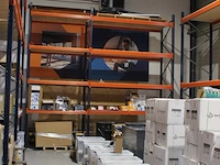 Palletstelling bestaande uit 20 staanders, 94 leggers in diverse breedtes, 36 houten legborden , 11 draadle... - afbeelding 3 van  3