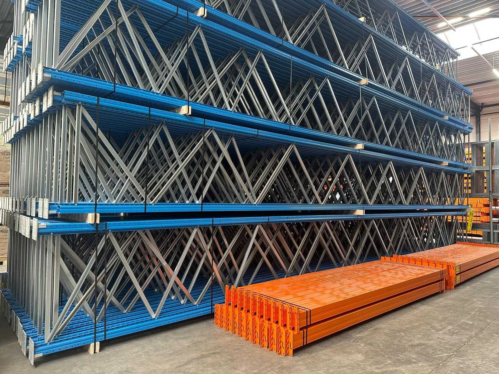 Palletstelling, legbordstelling, magazijnstelling en magazijn toebehoren