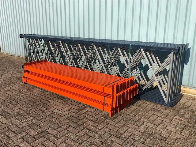 Palletstelling mecalux 19,5m lang. - afbeelding 2 van  7
