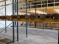 Palletstelling, metaal - 6x staanders 108x8,5x450cm & 30x liggers 273x8x4,5cm - afbeelding 5 van  6