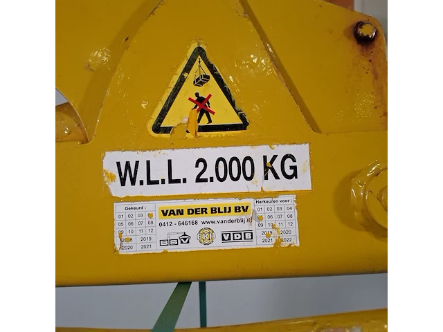 Palletvork t.b.v. kraan, bsv, pg 100/2 ssb/s - afbeelding 5 van  11
