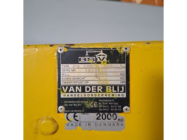 Palletvork t.b.v. kraan, bsv, pg 100/2 ssb/s - afbeelding 6 van  11