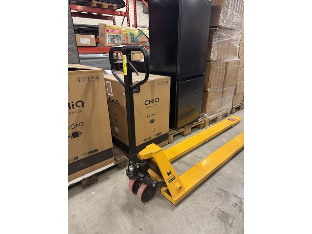 Palletwagen 200 cm max. 2000 kg dubbel voorwiel mattral, bouwjaar 2022 - afbeelding 2 van  7