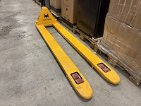 Palletwagen 200 cm max. 2000 kg dubbel voorwiel mattral, bouwjaar 2022 - afbeelding 7 van  7