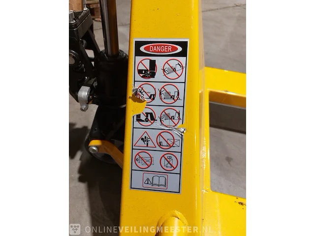 Palletwagen 2500 kg total source, geel - afbeelding 7 van  7