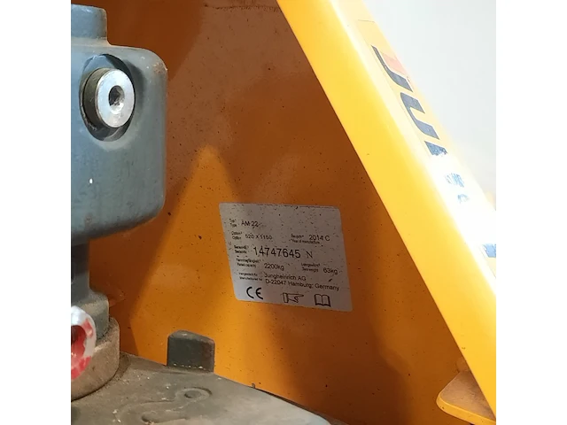 Palletwagen, jungheinrich, am22, 2014 - afbeelding 9 van  9