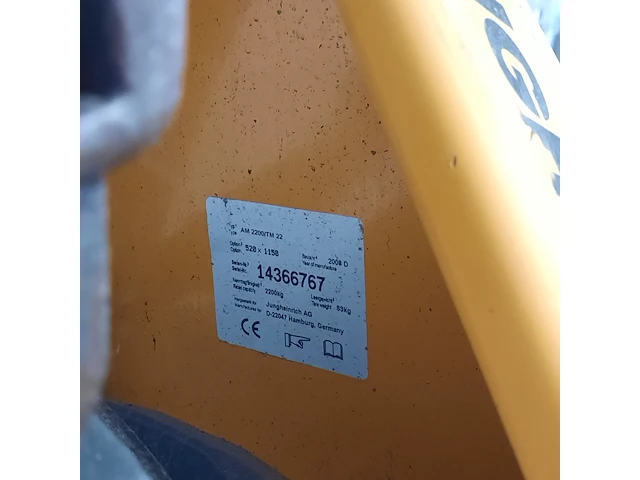 Palletwagen, jungheinrich, am2200, 2008 - afbeelding 7 van  9
