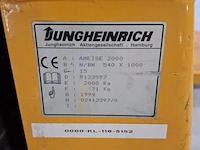 Palletwagen, jungheinrich, ameise 2000, 1999 - afbeelding 9 van  10