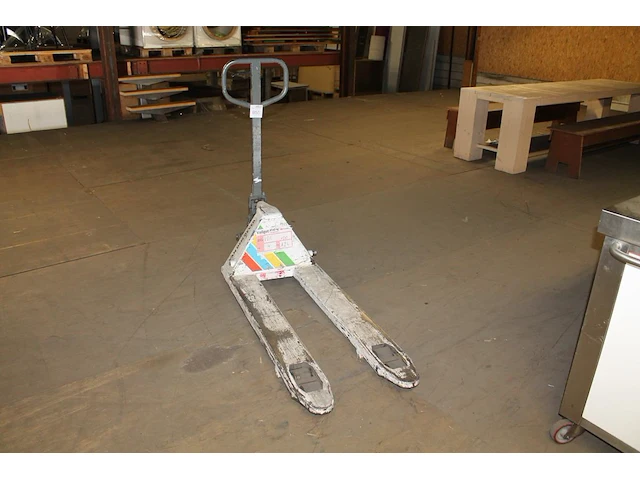Palletwagen, lengte lepels 115 cm. let op! ophalen in overleg met hnvi. - afbeelding 1 van  2